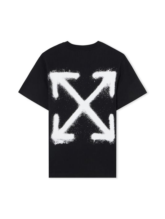 Spray Can Arrow Slim T-Shirt OFF WHITE Spray Can Arrow Slim T-Shirt BLACK 44MAA027F5J001