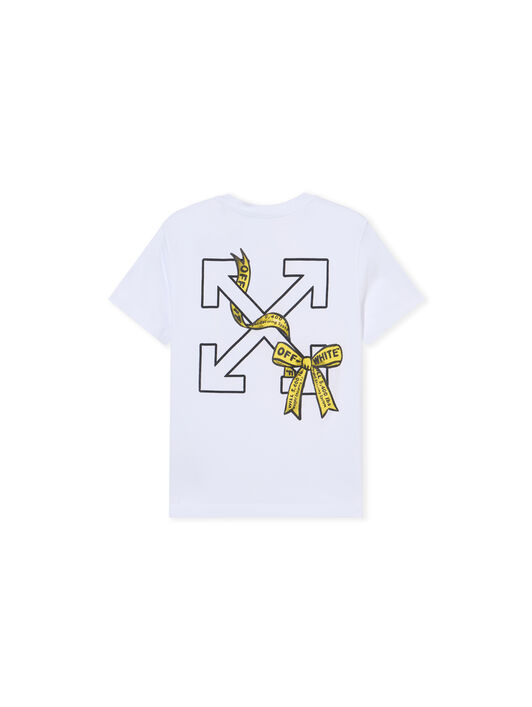 Arrow Industrial Tape T-Shirt OFF WHITE Arrow Industrial Tape T-Shirt WHITE 44GAA001F26J009