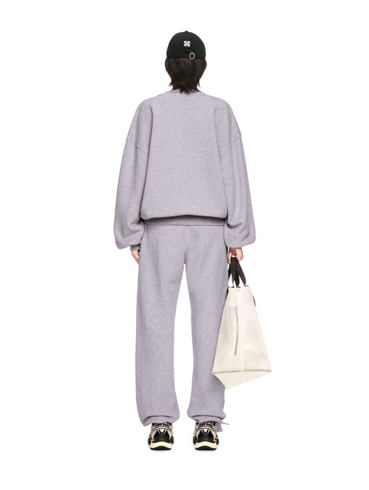 OFF WHITE Grauer Gestickter Ow Sweatshirt GRAU OWBA075S25FLE004