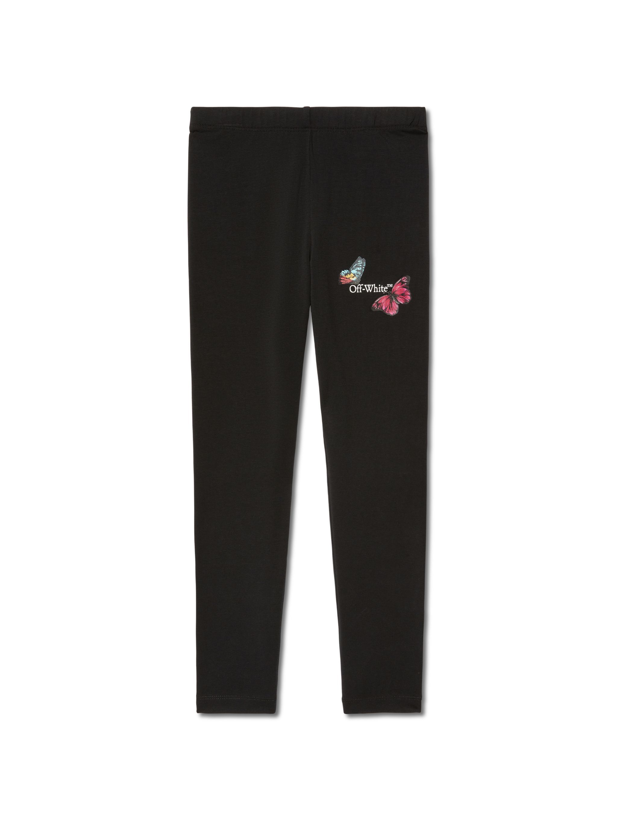 OFF WHITE Butterfly Bookish Leggings BLACK OGCD001S25JER001