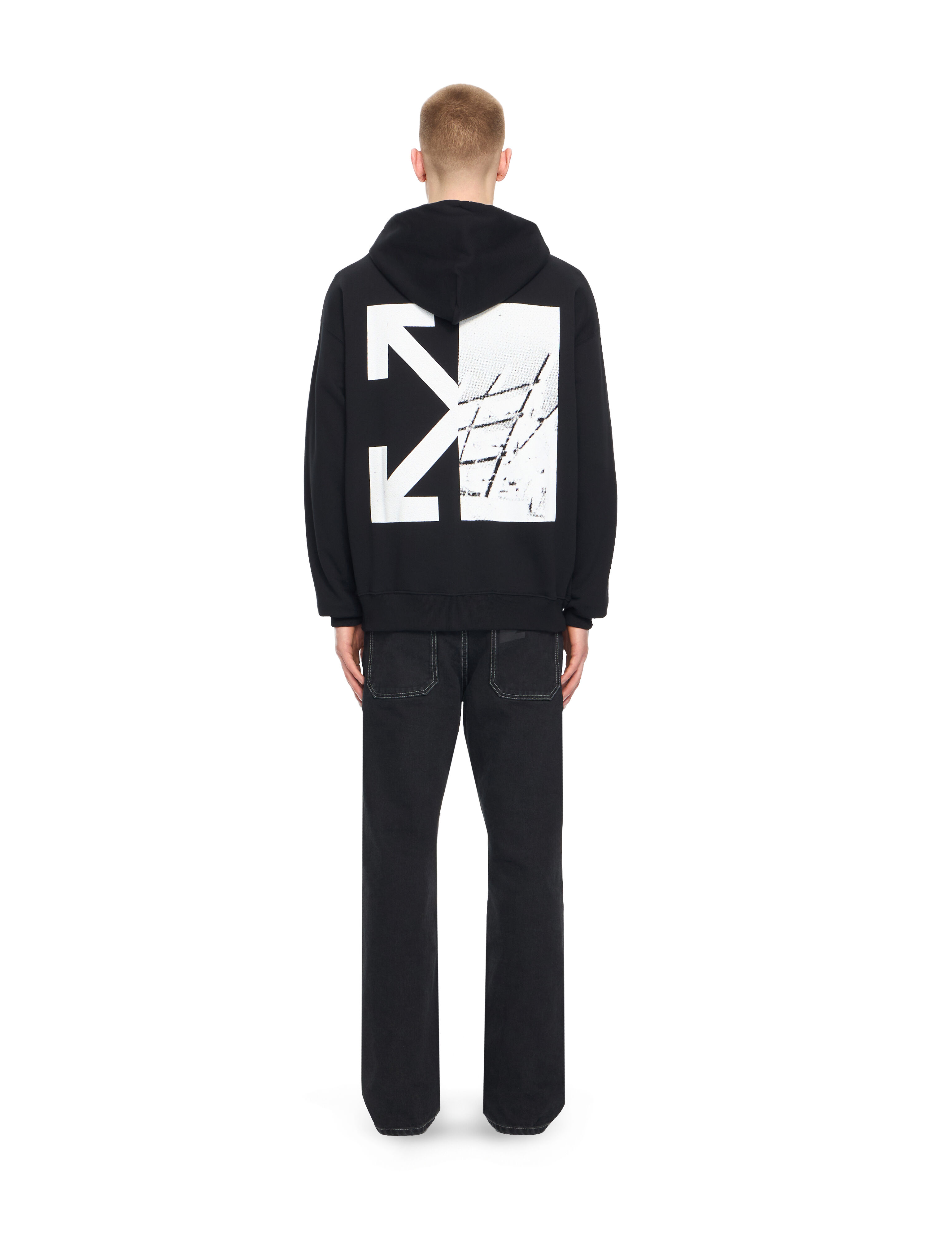 Graphic Full Zip Hoodie in BLACK for Men | Off-White™