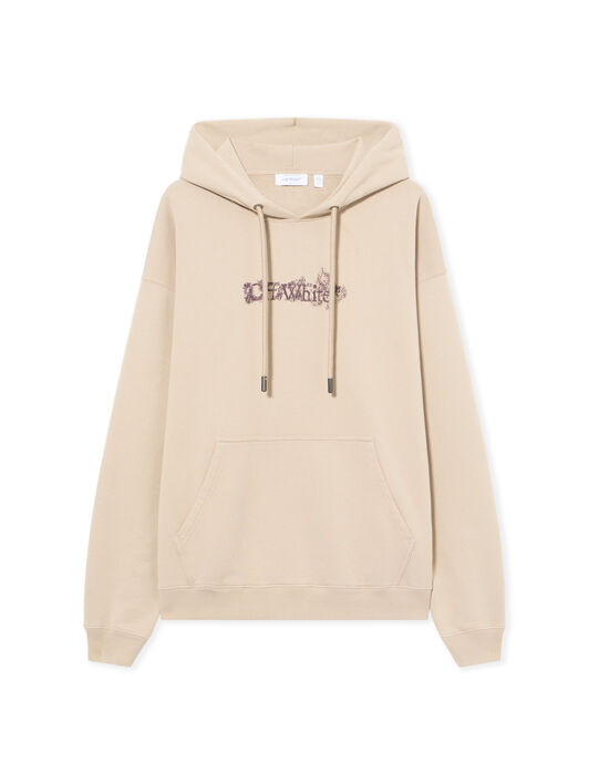 OFF WHITE Heraldic Arrow Skate Hoodie FADE OUT STONE 44MBB085S26F00I