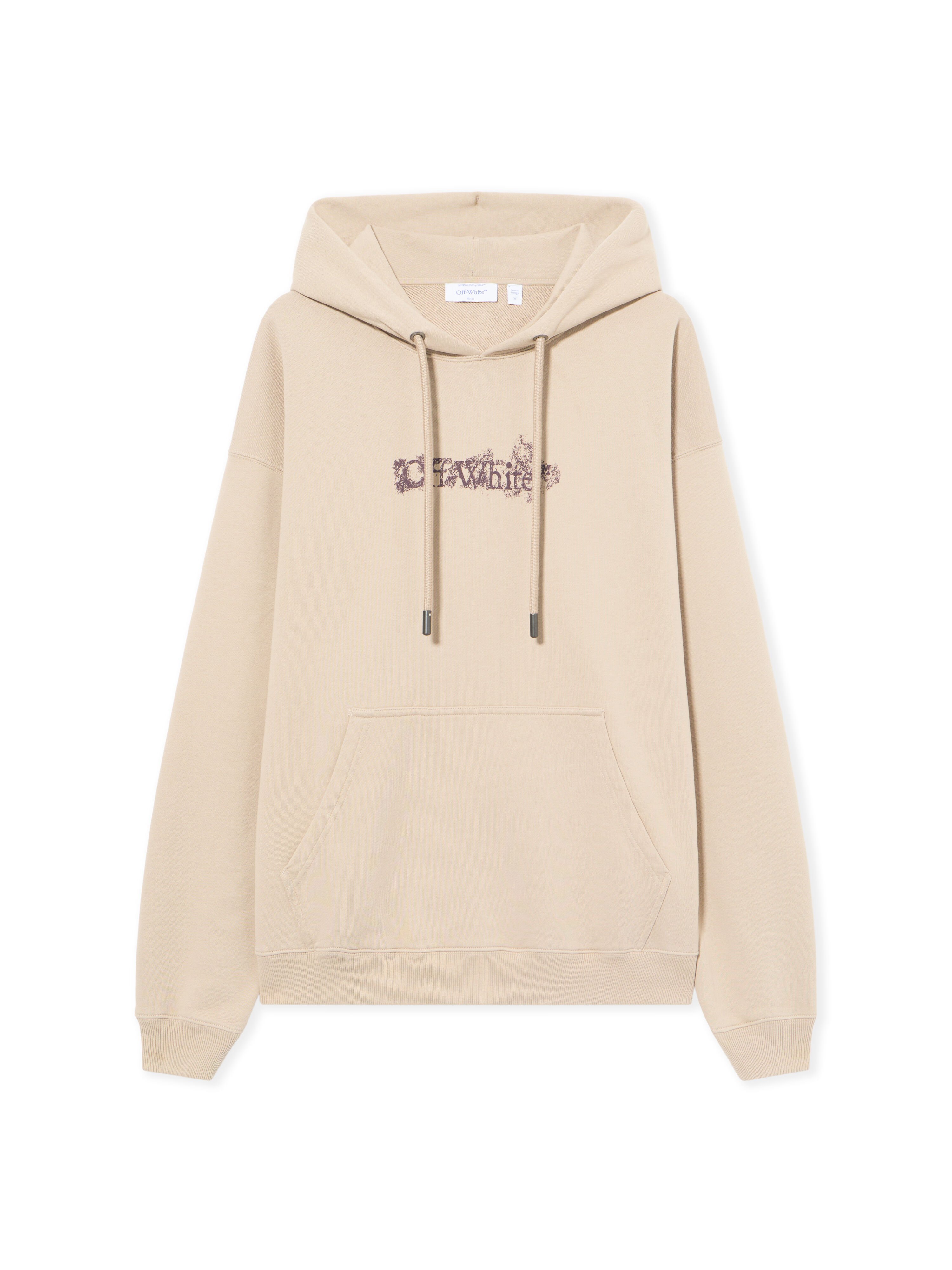 OFF WHITE Heraldic Arrow Skate Hoodie FADE OUT STONE 44MBB085S26F00I