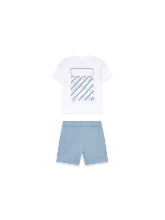 OFF WHITE Scribble Diag Jersey Set WHITE 44B2X007S26J001