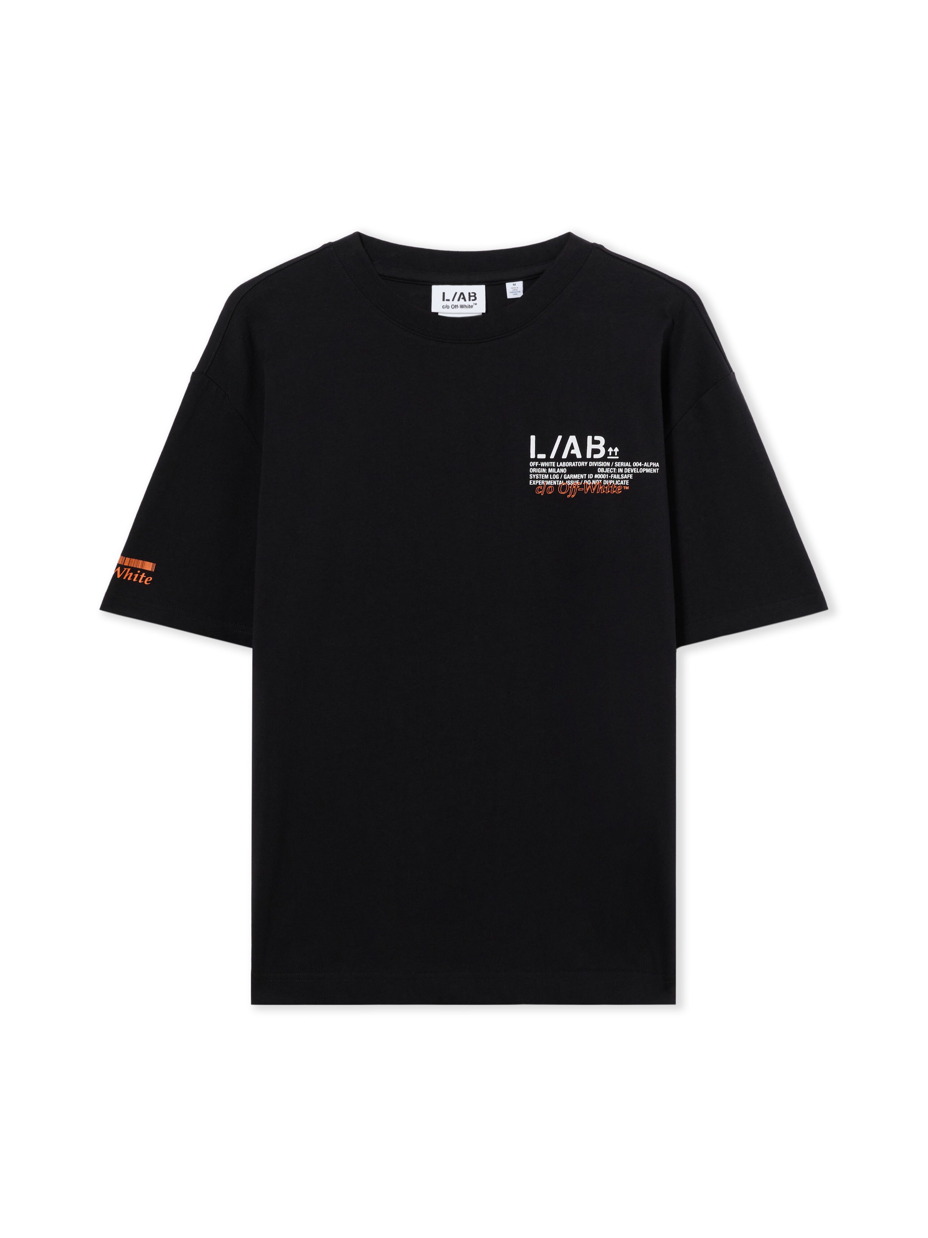 L/AB Off Active Duct Tape T-Shirt in BLACK for Men | L/AB c/o Off