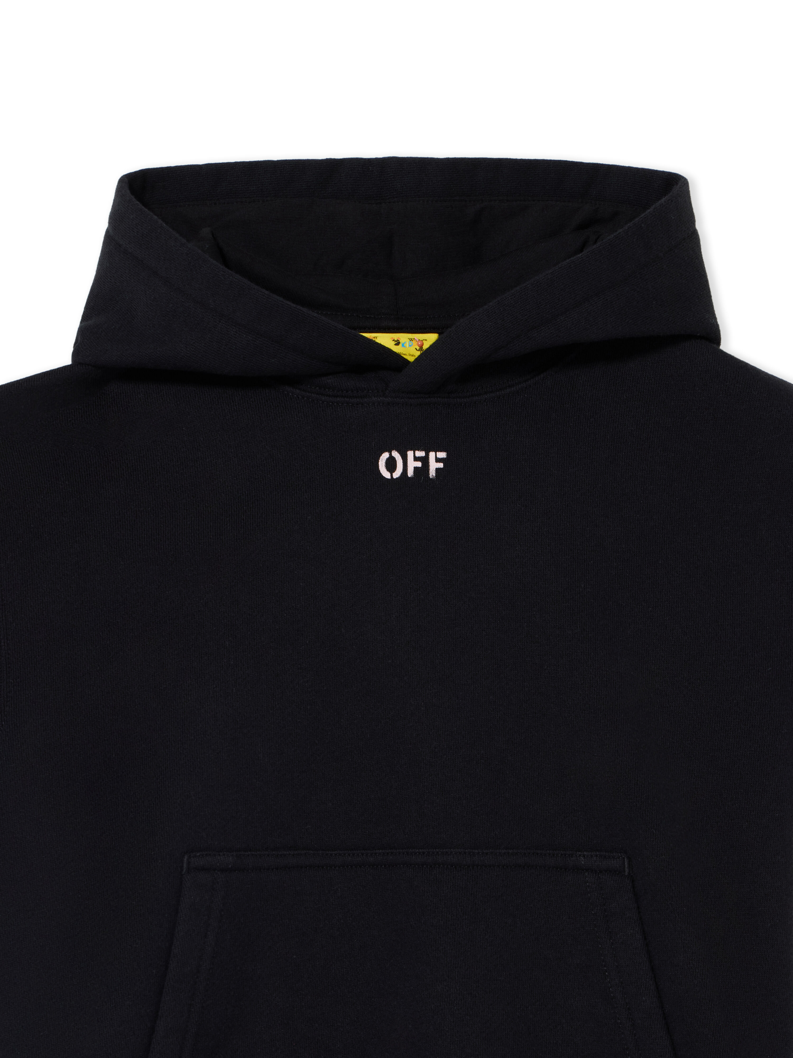 Arrow Acrylic Hoodie OFF WHITE Arrow Acrylic Hoodie BLACK 44GBB002F26F007