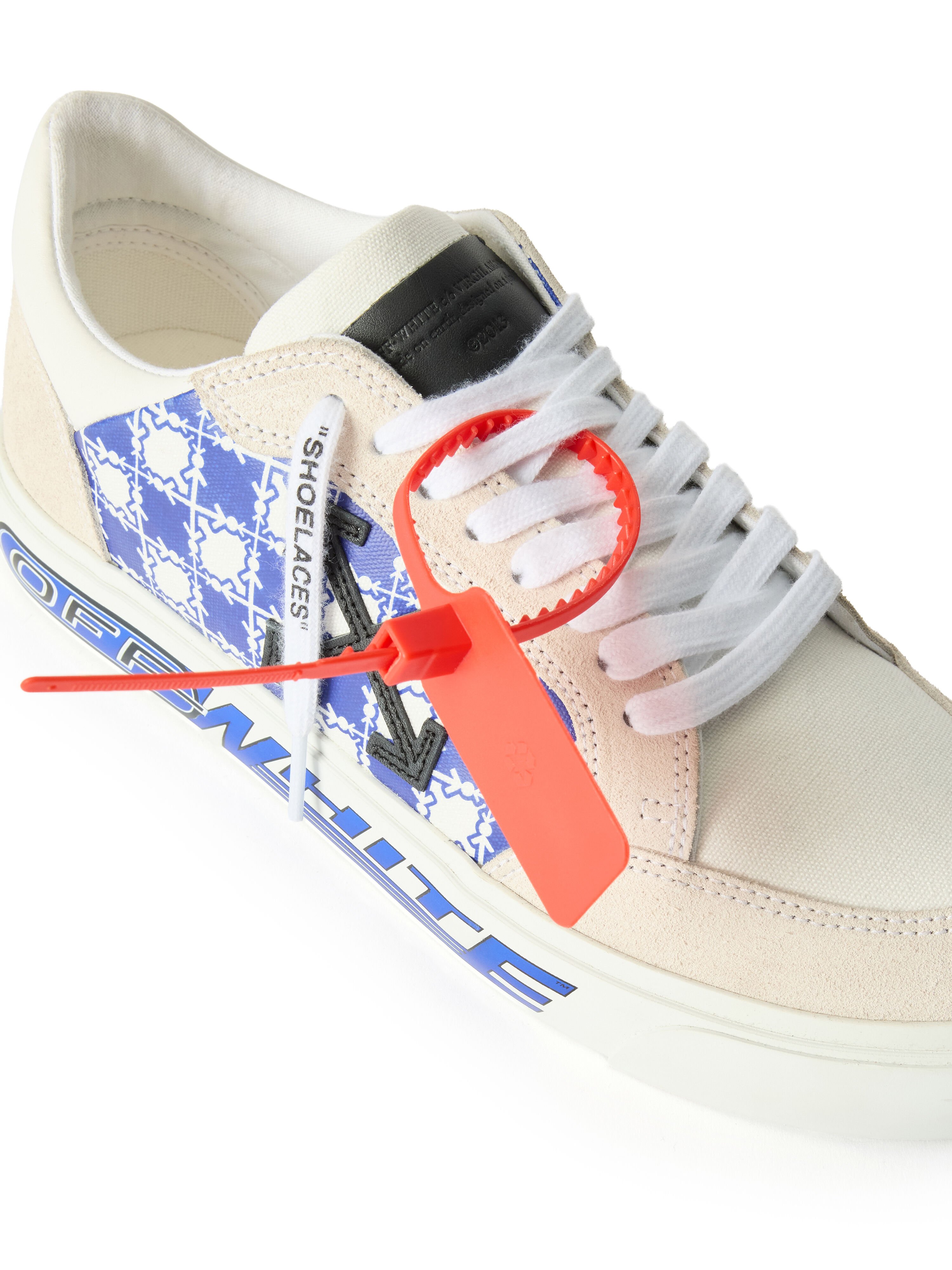Vulcanized Low Sneakers OFF WHITE Vulcanized Low Sneakers WHITE/NEO BLUE OF06006101