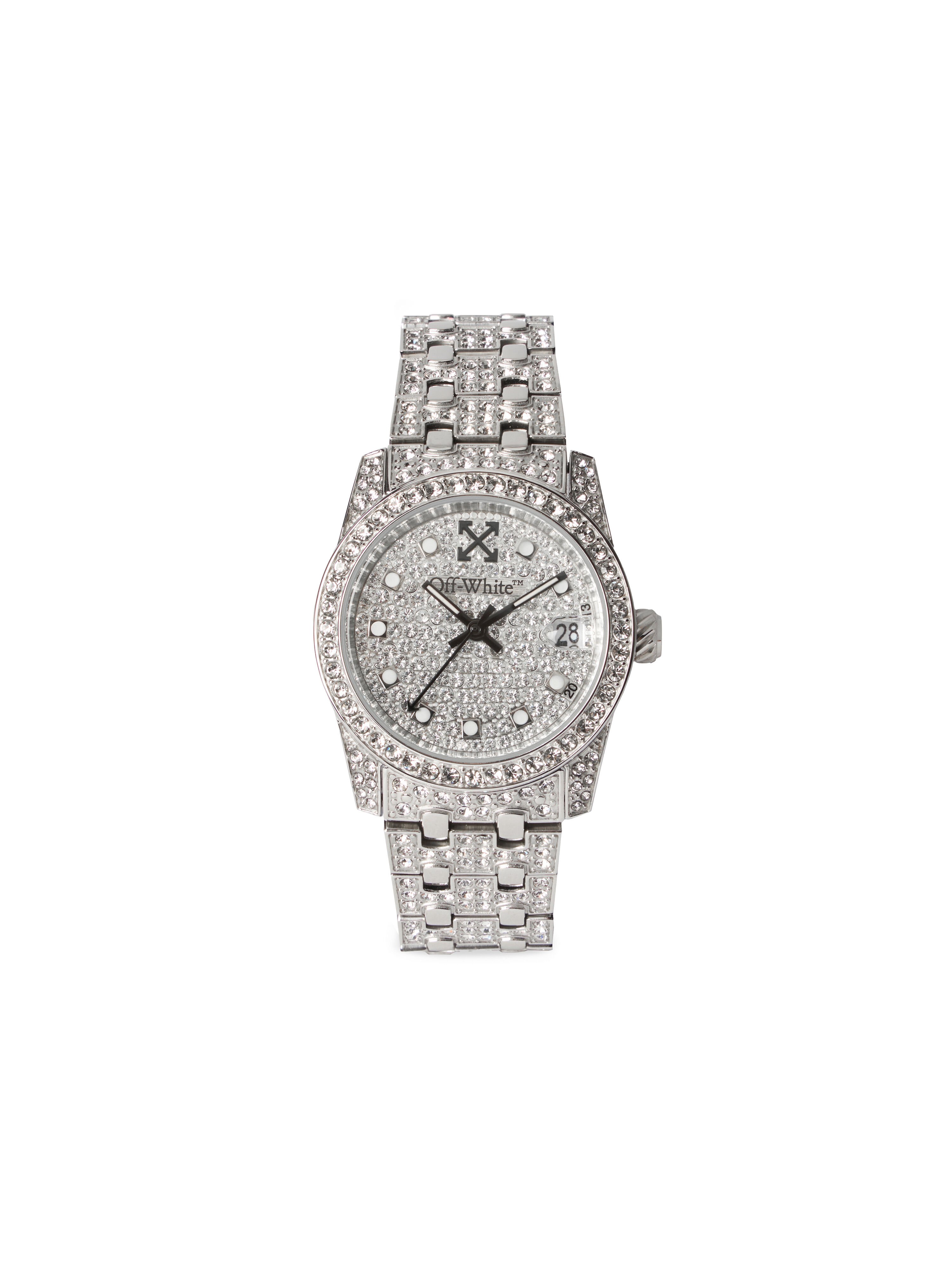 "Discreet" Watch OFF WHITE "Discreet" Watch Silver OW1L037M