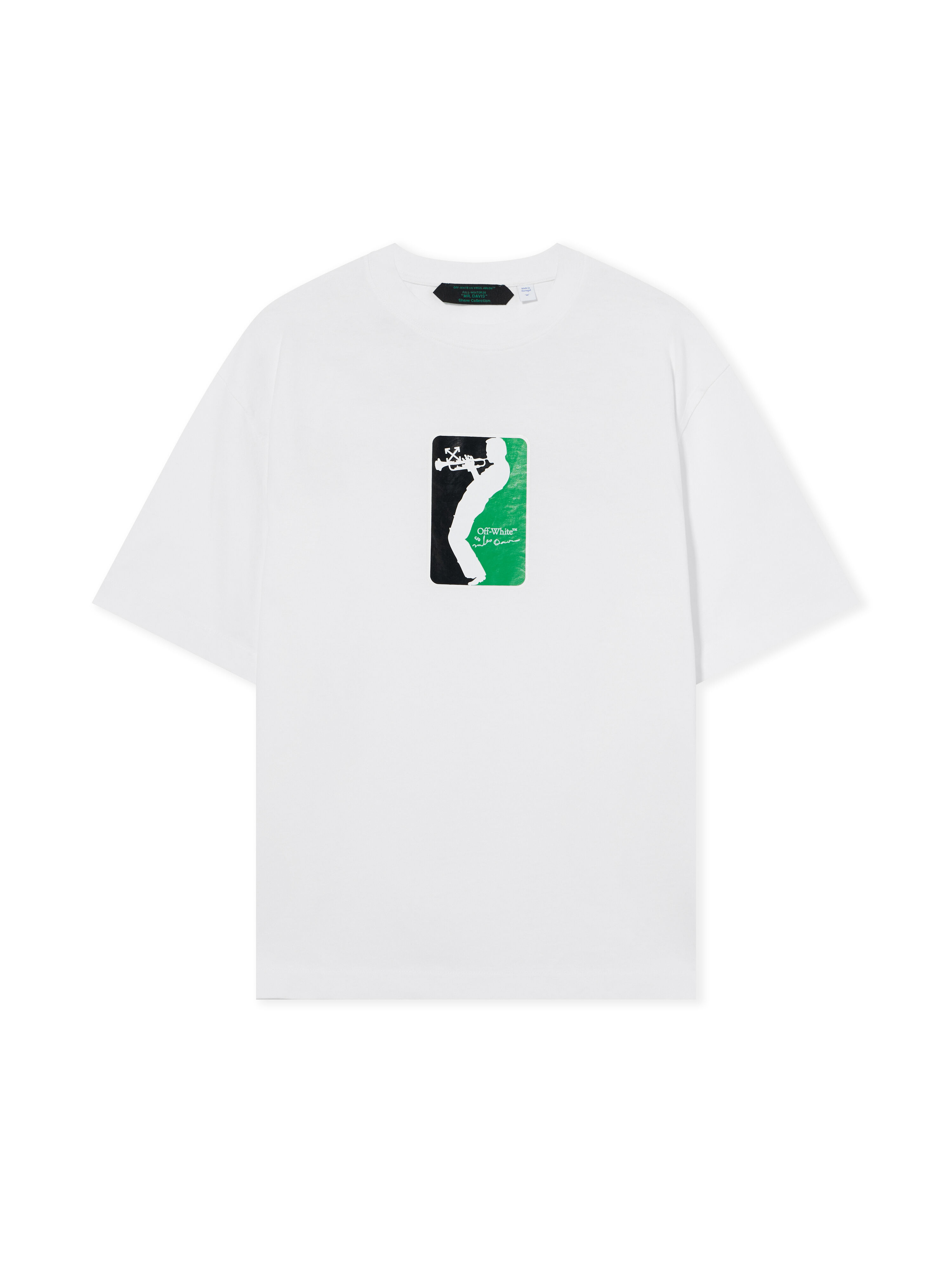 Miles Davis League Skate T-Shirt OFF WHITE Miles Davis League Skate T-Shirt WHITE 44MAA120W26J004