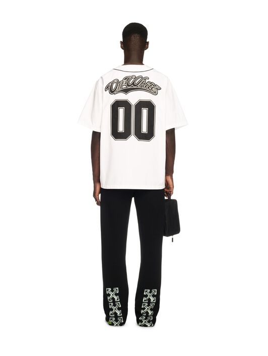 OFF WHITE White 00 Baseball Shirt WHITE OMGG014S25FAB001