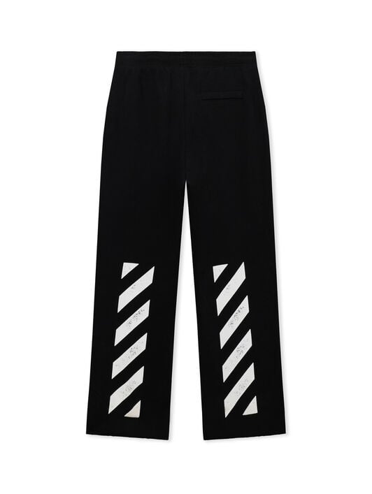 LAB L/AB Core Diagonal Relaxed Sweatpants BLACK 44LABF26B051