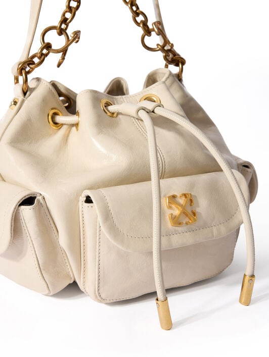 Dumbo.B Bucket Bag OFF WHITE Dumbo.B Bucket Bag DUST - NO COLOR OWMY002F25LEA001
