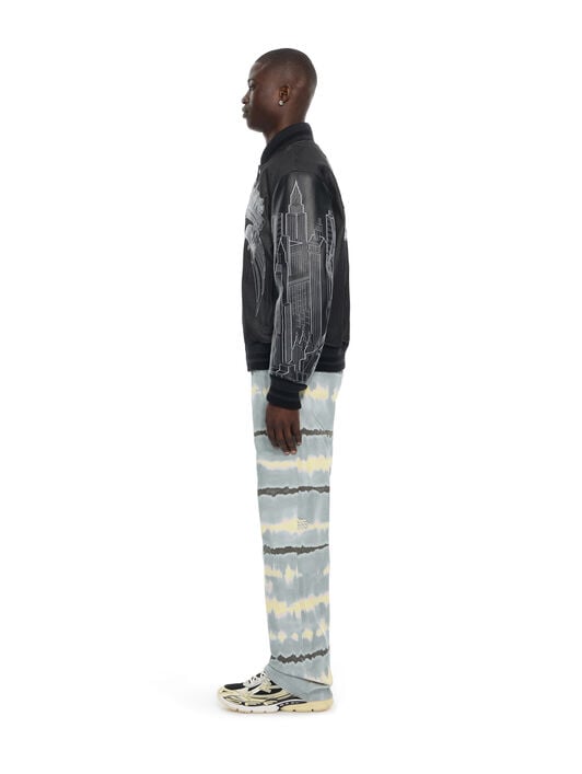 OFF WHITE Skyline Varsity Jacket BLACK 44MJA122Z26L002