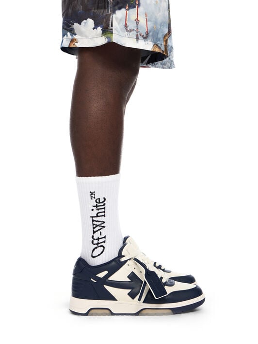 Out Of Office Sneakers OFF WHITE Out Of Office Sneakers OFF WHITE - PETROL BLUE OMIA189F25LEA002