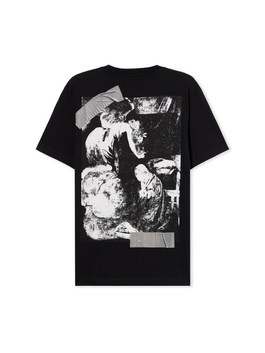 Cupid Tape Slim T-Shirt OFF WHITE Cupid Tape Slim T-Shirt BLACK OMAA027F25JER00B