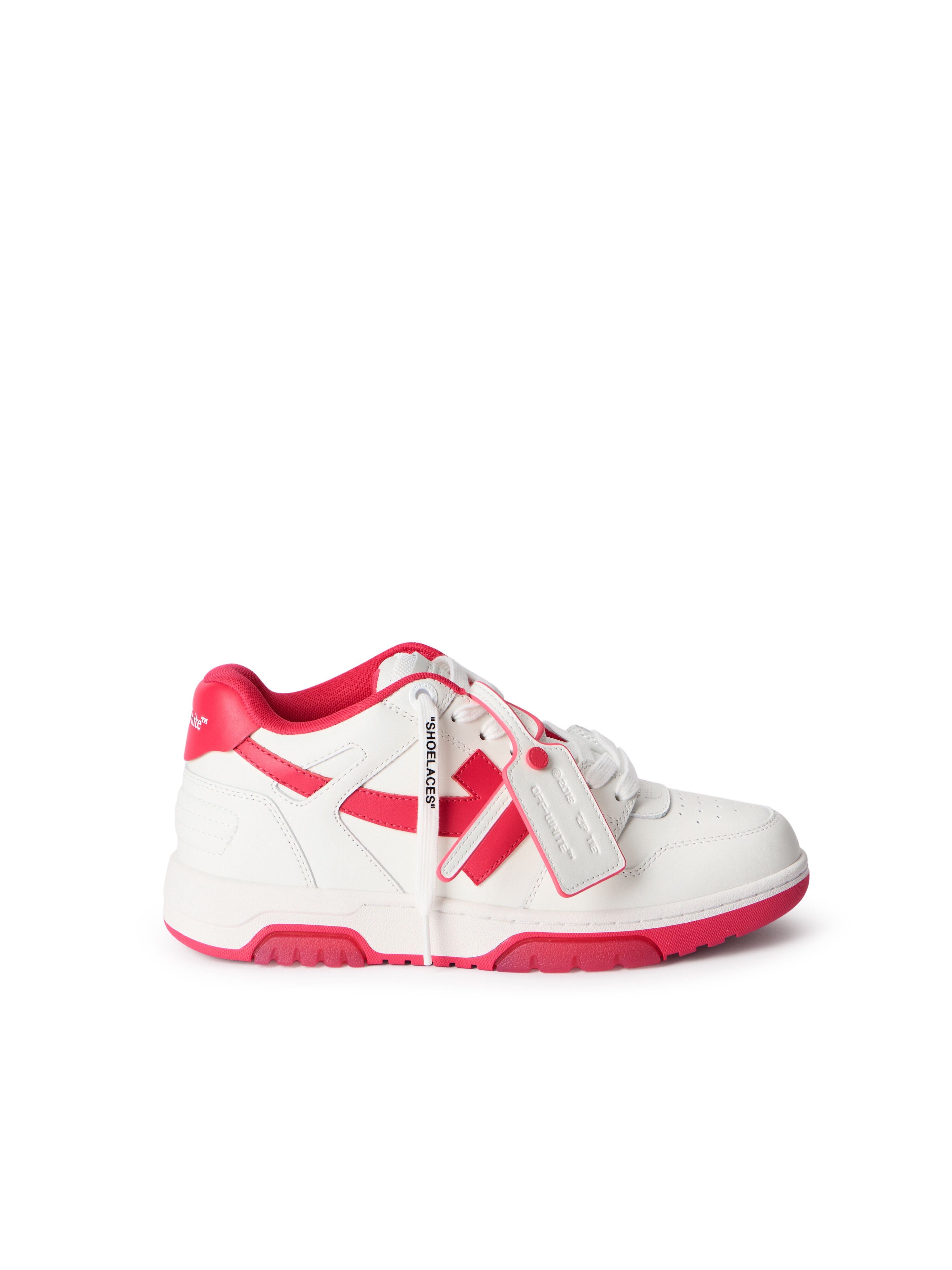 OFF WHITE Out Of Office Sneakers WHITE - FUCHSIA OWIA259F25LEA001