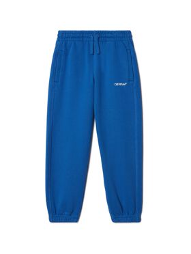 OFF WHITE Bookish Sweatpants BLUE OBCH001S25FLE001