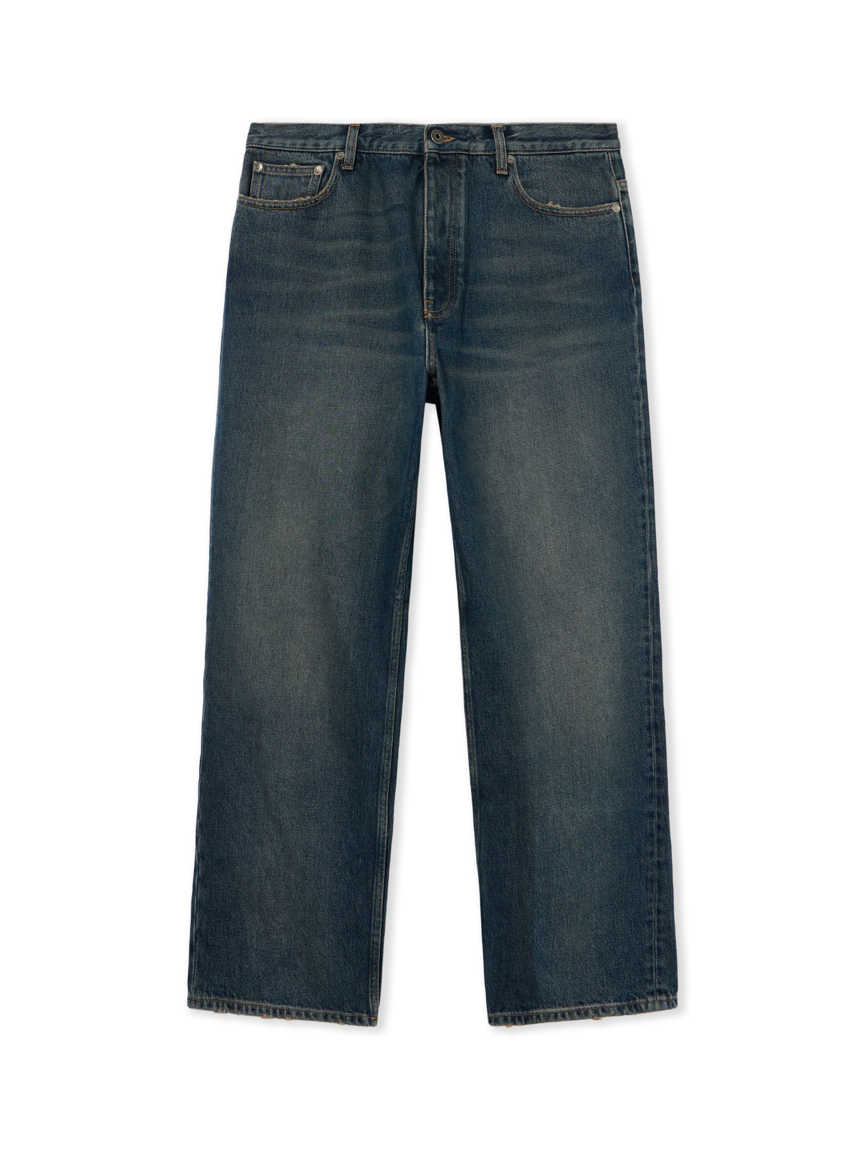 Half Arrow Tapered Jeans OFF WHITE Half Arrow Tapered Jeans DIRTY DARK BLUE 44MYA19DF26D005