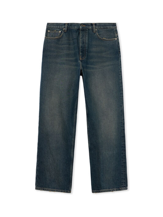 Half Arrow Tapered Jeans OFF WHITE Half Arrow Tapered Jeans DIRTY DARK BLUE 44MYA19DF26D005