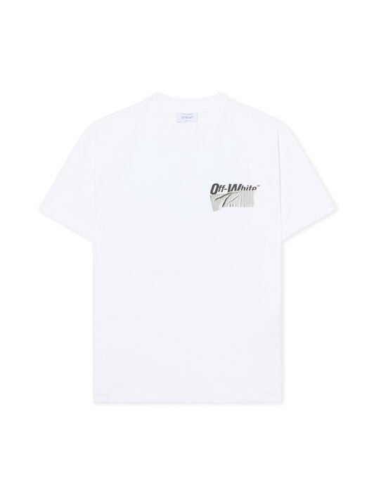 Soundsystem Tape Regular T-Shirt OFF WHITE Soundsystem Tape Regular T-Shirt WHITE - BLACK OWAA089F25JER007