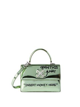 OFF WHITE Grüne Jitney 1.4 Quote Tasche GRUEN OWNP062S25FAB001