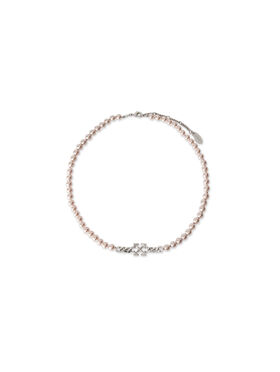 OFF WHITE Arrow Pearl Full Necklace GOLD OWOB142S26MET001