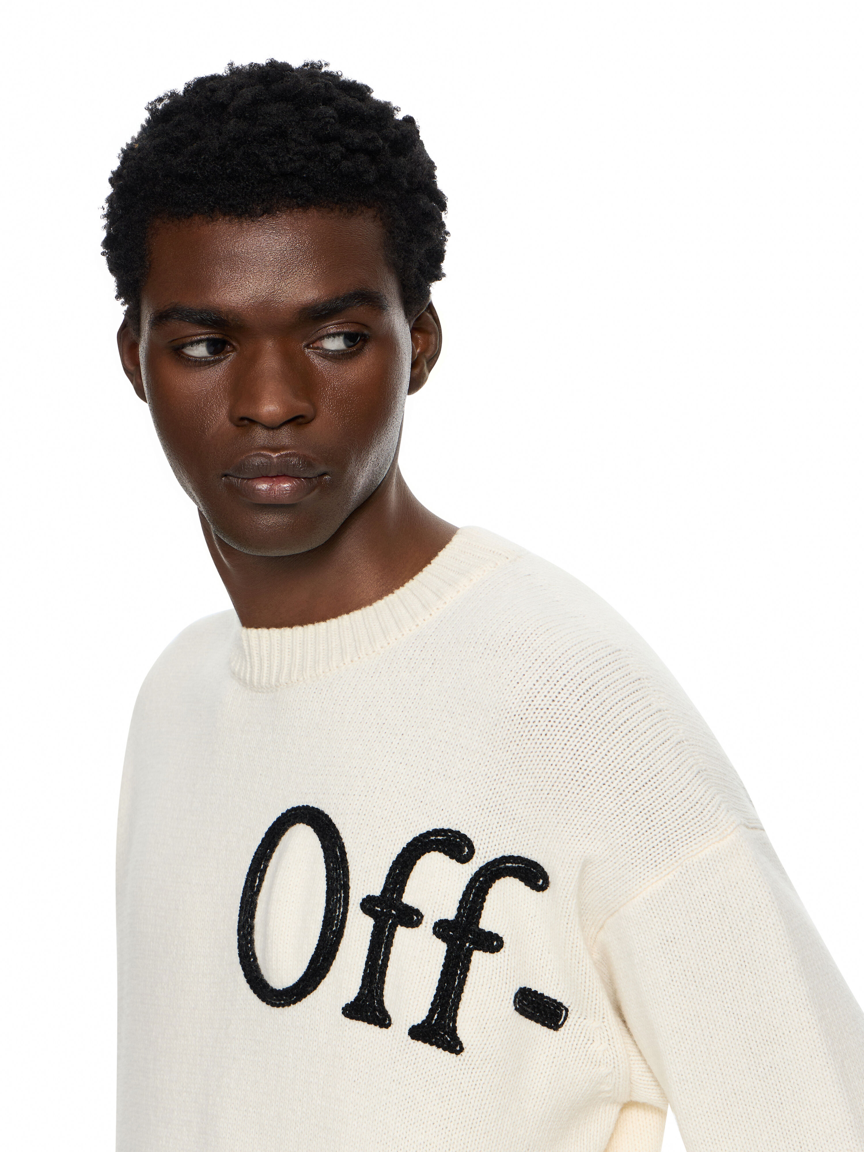 Bookish Shared Knit Crewneck OFF WHITE Bookish Shared Knit Crewneck CREAM 44MHE20QF26K001