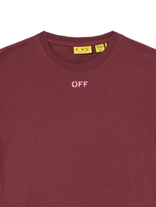 Arrow Acrylic Double Layer Long Sleeve T-Shirt OFF WHITE Arrow Acrylic Double Layer Long Sleeve T-Shirt RED MAHOGANY 44GAB00CF26J001