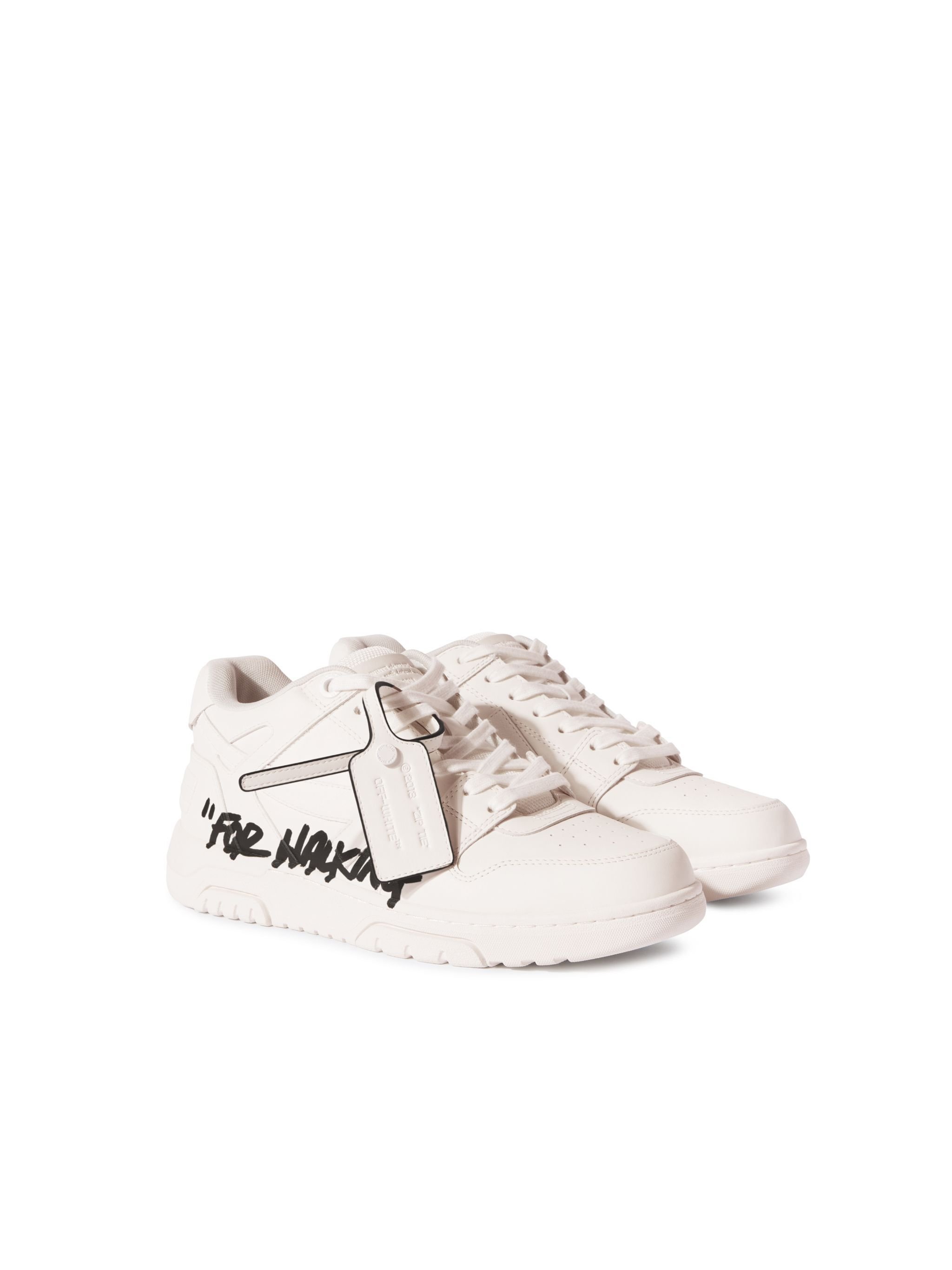 OFF WHITE White/Black Out Of Office "For Walking" WHITE OMIA189C99LEA012