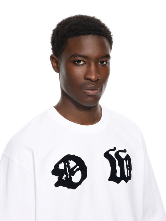 OFF WHITE Palace Arrow Skate T-shirt WHITE 44MAA120Z26J001