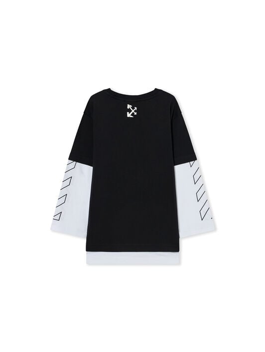 Arrow Constructive Long Sleeve T-Shirt OFF WHITE Arrow Constructive Long Sleeve T-Shirt BLACK 44BAB005F26J002