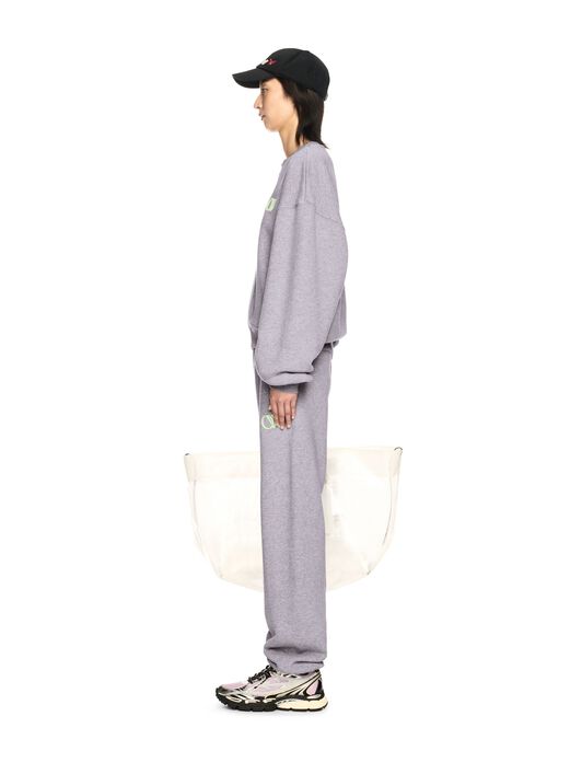 OFF WHITE Joggers Grigi Con Logo Ow Ricamato GRIGIO OWCH006S25FLE001