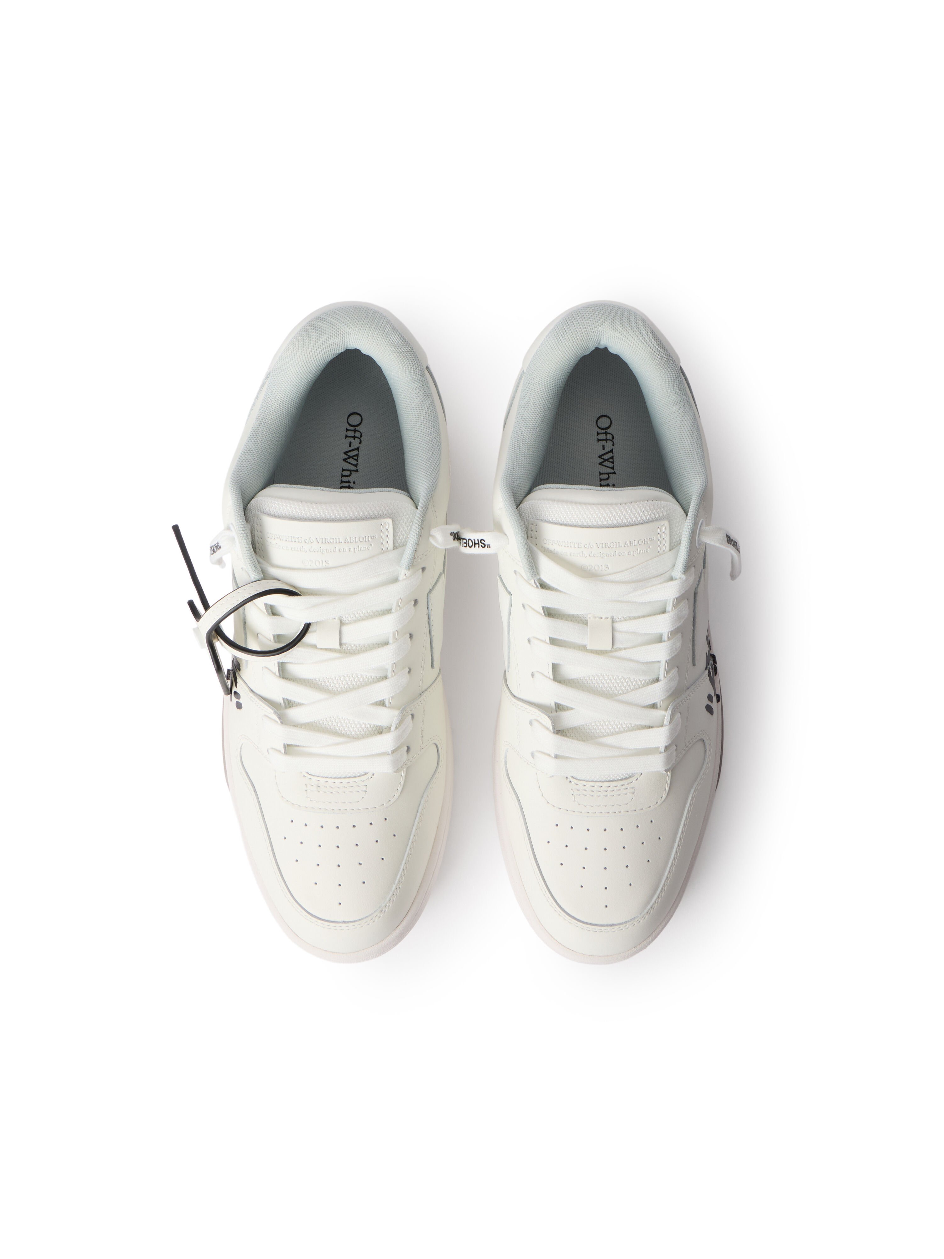 OFF WHITE Out Of Office For Walking Sneakers WHITE - BLACK OMIA189C99LEA01A