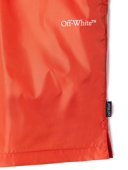 OFF WHITE Orange Arrow Surfer Swim Shorts ORANGE OMFD013S25FAB001