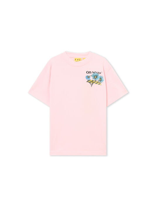 OFF WHITE Daisy Tape Tee S/S BALLET SLIPPER 44GAA001S26J004