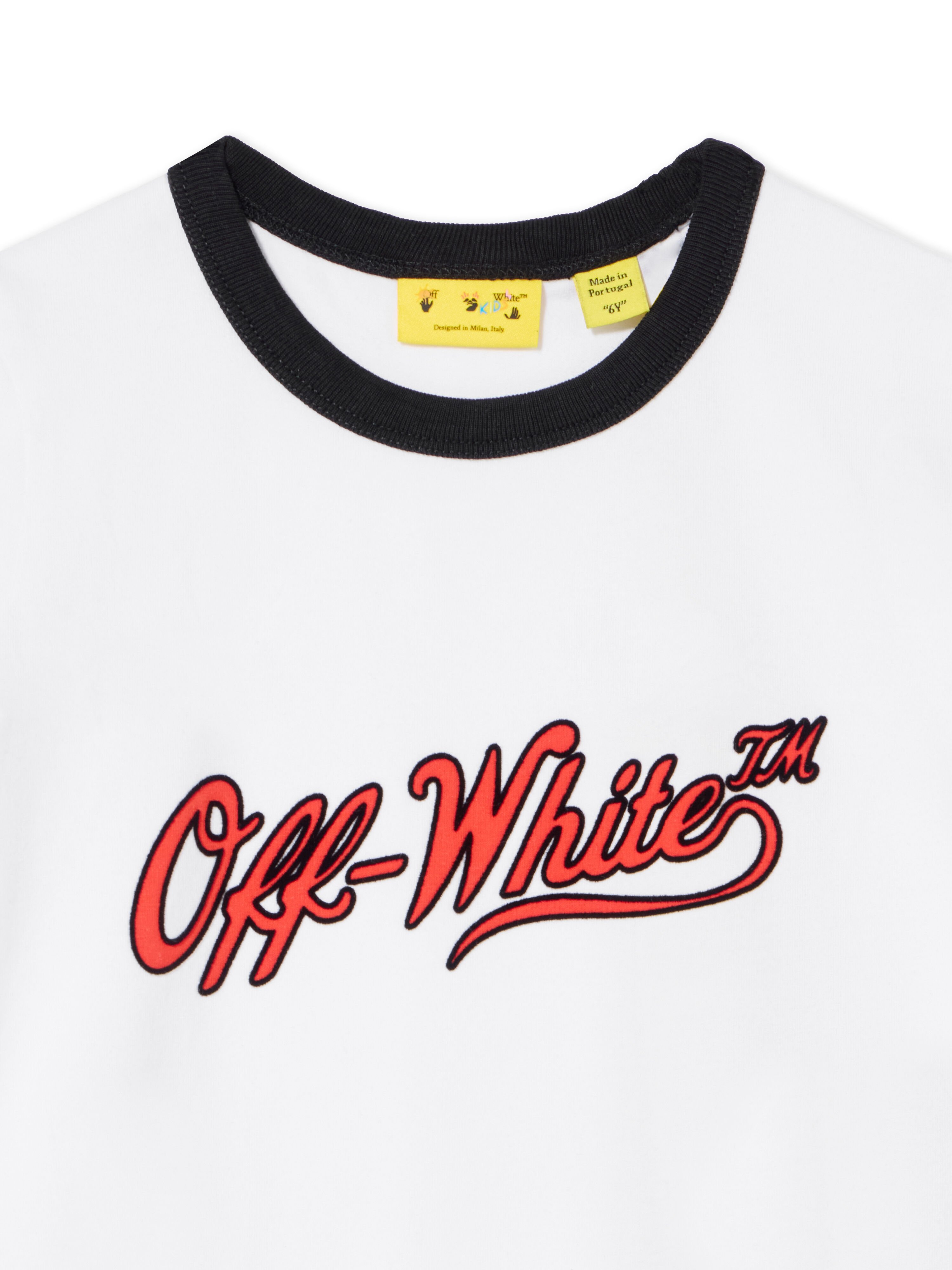Vintage Logo Ringer T-Shirt OFF WHITE Vintage Logo Ringer T-Shirt WHITE 44GAA01AF26J001