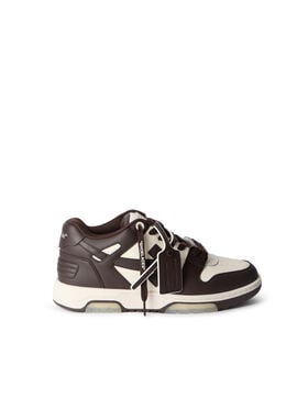 OFF WHITE Out Of Office Sneakers CHOCOLATE/ CREAM OMIA189C99LEA007