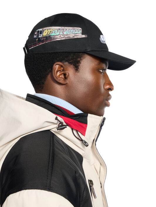 OFF WHITE Off Train Baseball Cap BLACK - MULTICOLOR OMLA04AF25FAB00C