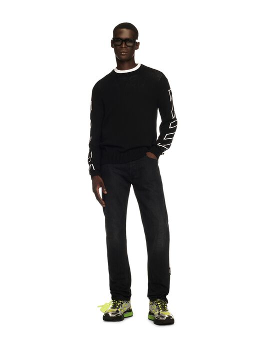 OFF WHITE Black Arrow Skinny Jeans BLACK OMYA18LS25DEN002