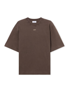 OFF WHITE Martyrdom Arrow Skate  T-Shirt VINTAGE MOLÈ - CREME BRULÉE OMAA120S25JER00I