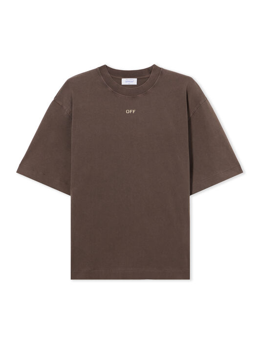 OFF WHITE Martyrdom Arrow Skate  T-Shirt VINTAGE MOLÈ - CREME BRULÉE OMAA120S25JER00I