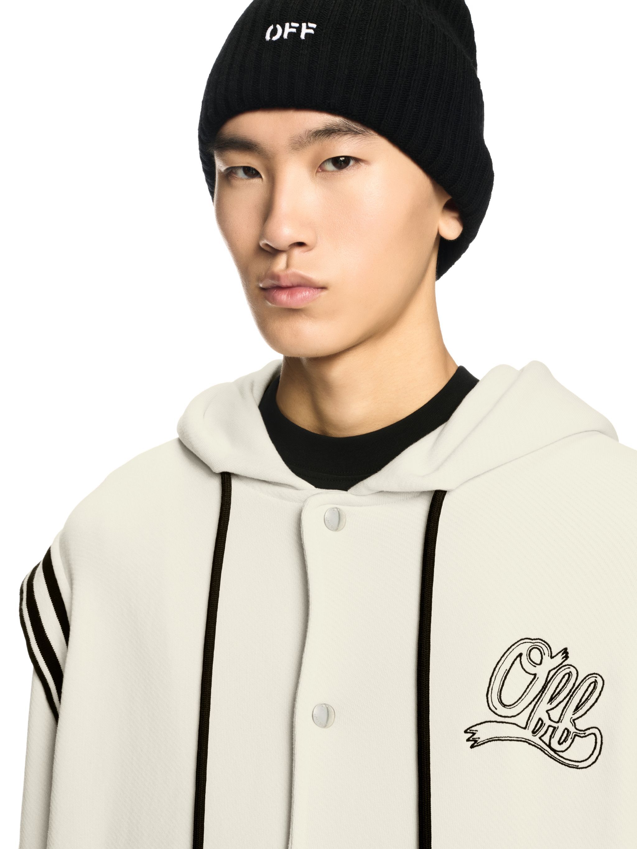 OFF WHITE White Fleece 00 Varsity NEUTRALS OMEK003S25JER001