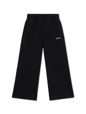 OFF WHITE Bookish Wide Sweatpants BLACK - WHITE OGCH00AF25FLE001