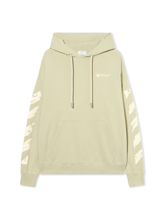 Ink Arrow Skate Hoodie OFF WHITE Ink Arrow Skate Hoodie ALFAALFA - DOUBLE CREAM OMBB085F25FLE00G