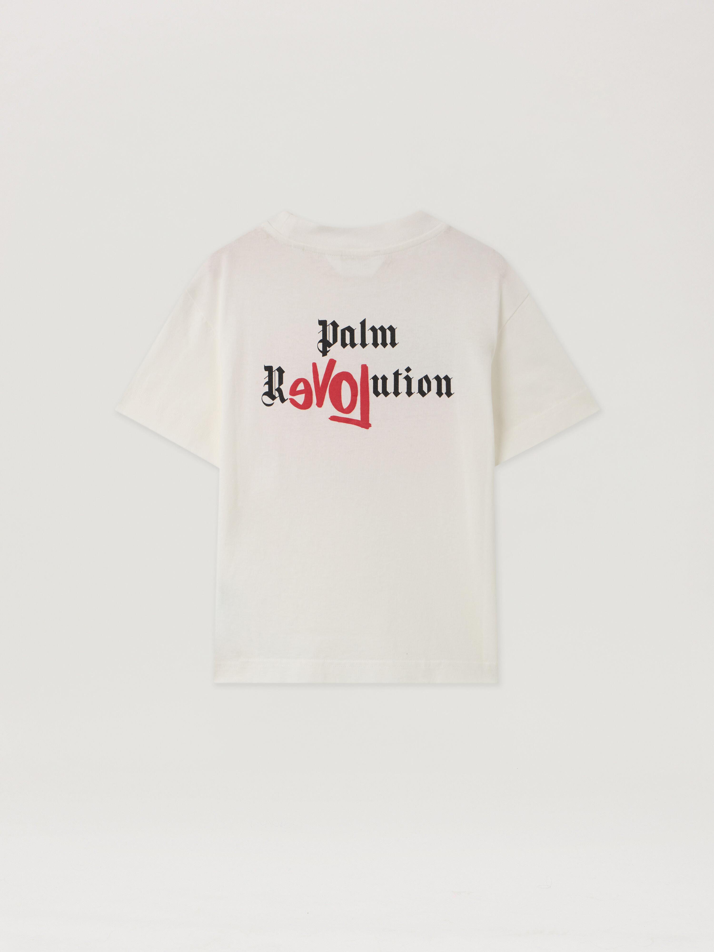 Flag Graphic T-Shirt PALM ANGELS Flag Graphic T-Shirt OFF WHITE - ROSE PINK PGAA002F25JER006