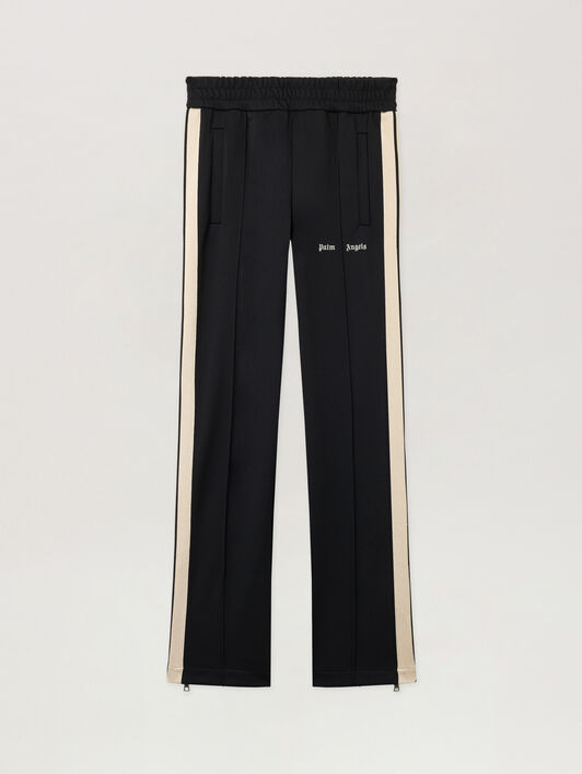 PALM ANGELS Classic Logo Track Pants BLACK OFF WHITE PMCJ020C99FAB002