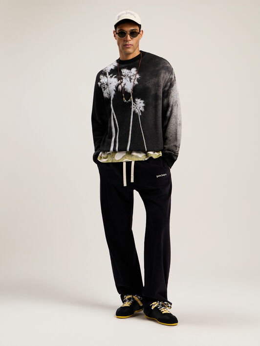 Snake Allover Loose T-Shirt PALM ANGELS Snake Allover Loose T-Shirt IVORY - GREEN PMAA10DF25JER004