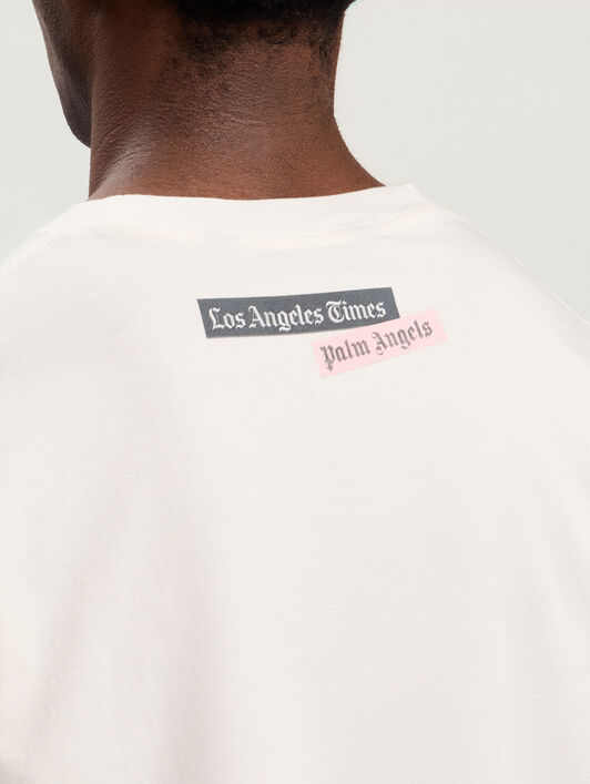 PALM ANGELS PaxLaTimesT-Shirt OFF WHITE - MULTICOLOR PMAA109F25JER005