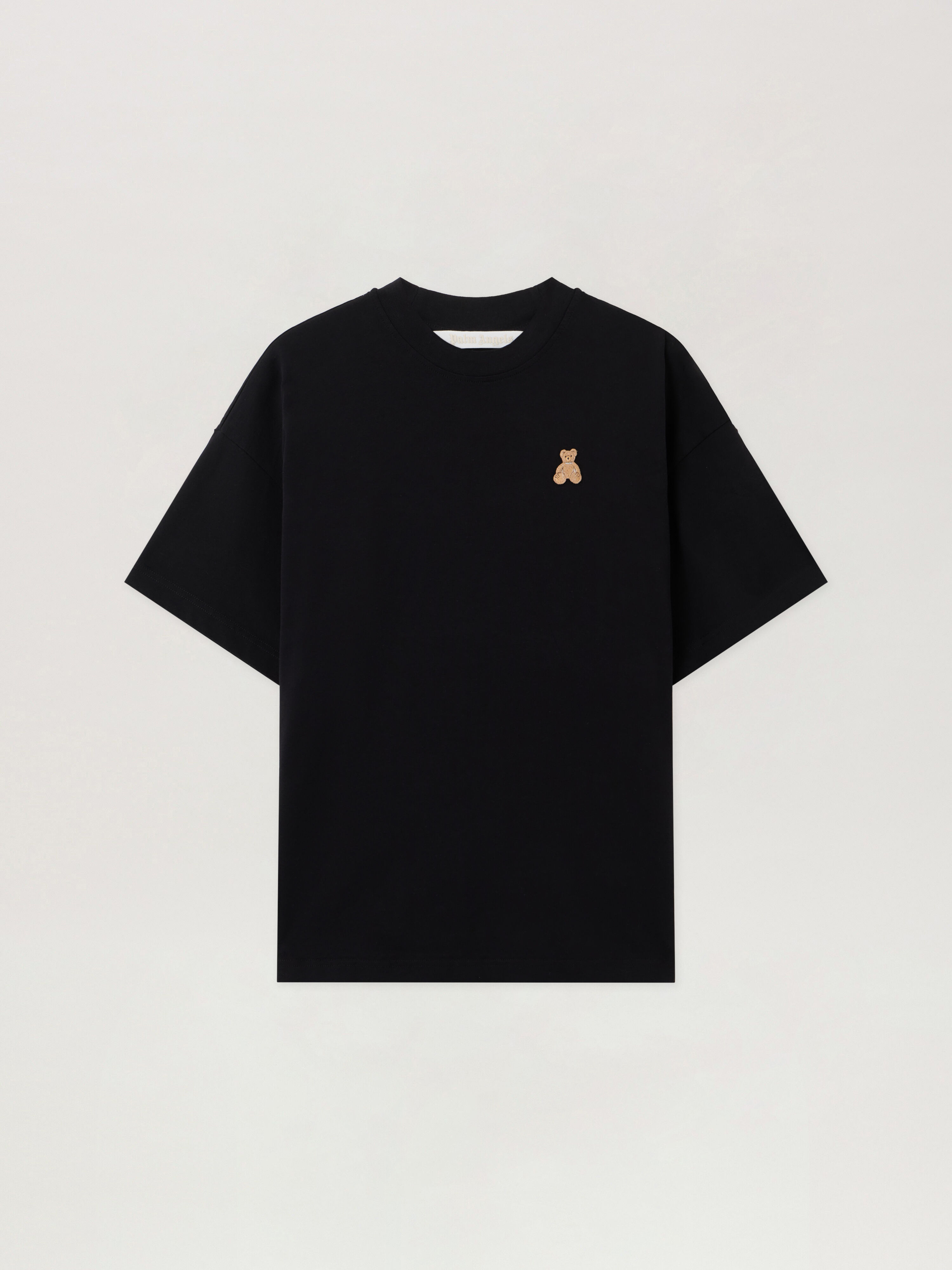 PALM ANGELS Bear In Mind Loose Tee BLACK - BROWN PWAA07BF25JER006