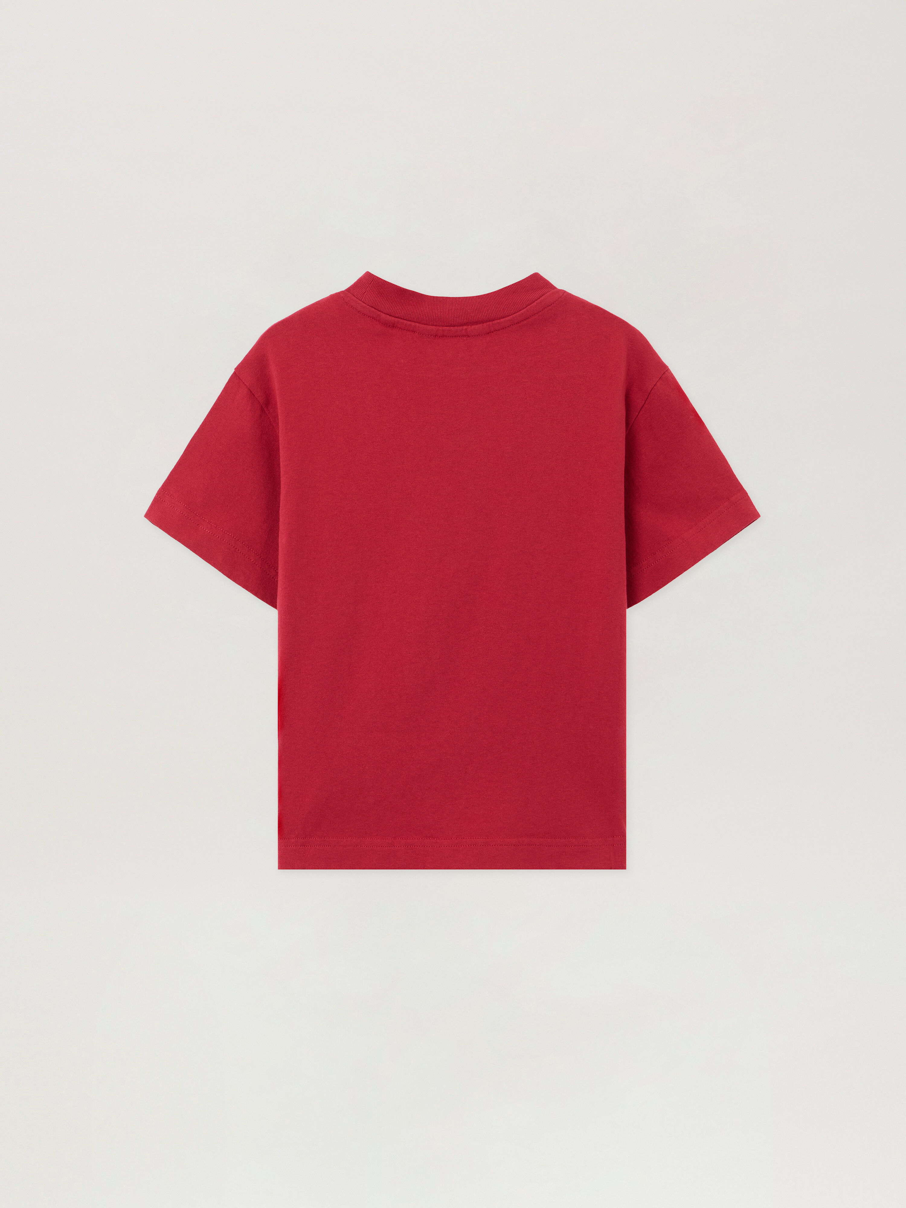 Neck Logo T-Shirt PALM ANGELS Neck Logo T-Shirt BRICK RED - PGAA002F25JER008